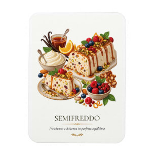 Semifreddo – Vintage Italian Dessert Magnet