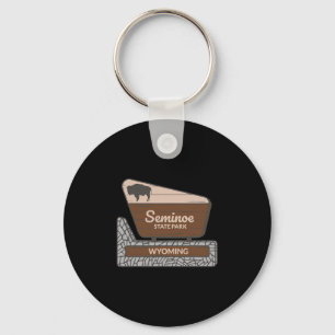 Seminoe State Park Wyoming Welcome Sign Vacation Key Ring