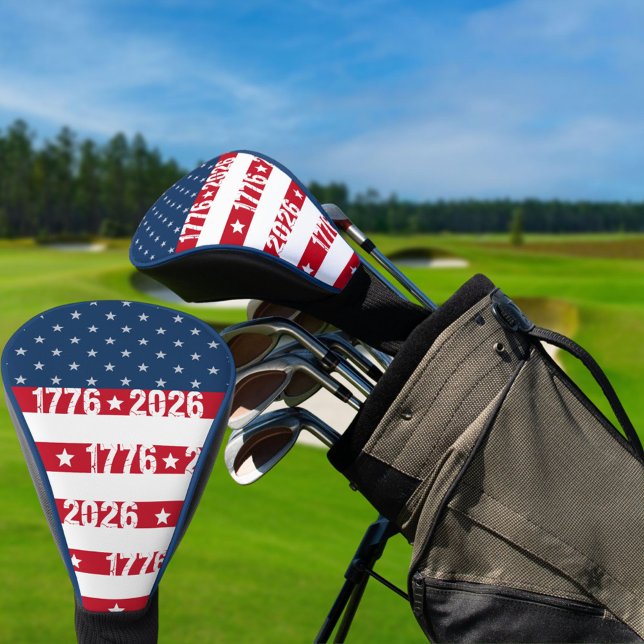 Semiquincentennial 1776 2026 Celebration Golf Head Cover (Creator Uploaded)