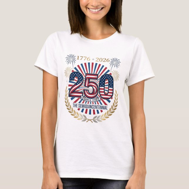 Semiquincentennial 250 USA Flag Tee (Front)