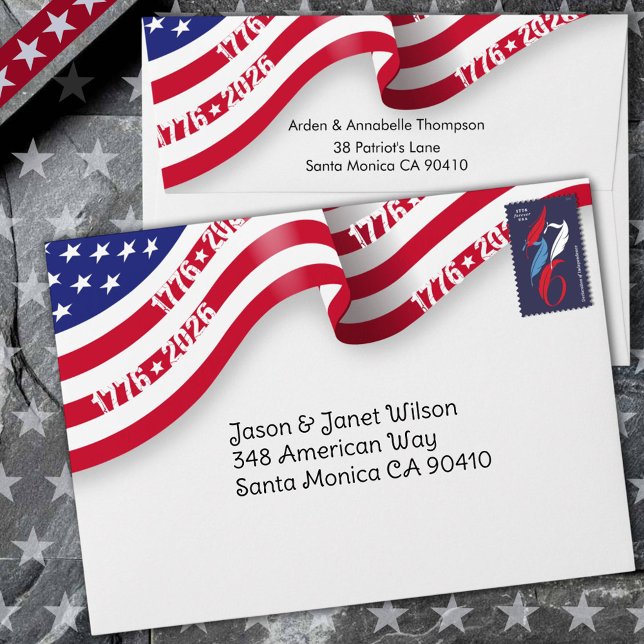Semiquincentennial 4th Of July Celebration Envelope (Creator Uploaded)