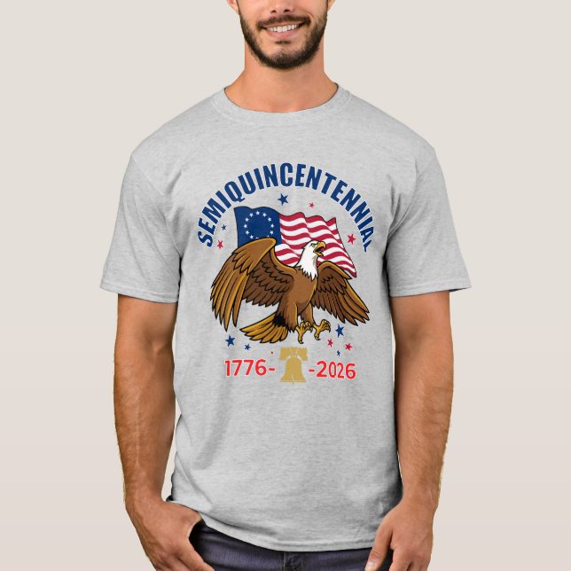 Semiquincentennial Bald Eagle T-Shirt (Front)