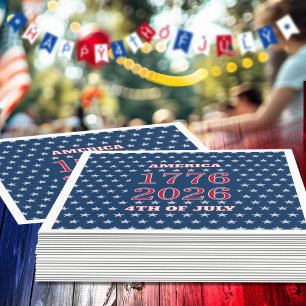 Semiquincentennial Star Spangled 250th 1776-2026 Napkin