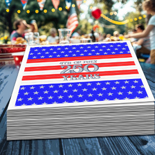Semiquincentennial Stars & Stripes 250 Years Napkin