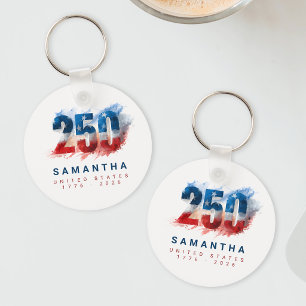 Semiquincentennial USA America's 250th Anniversary Key Ring