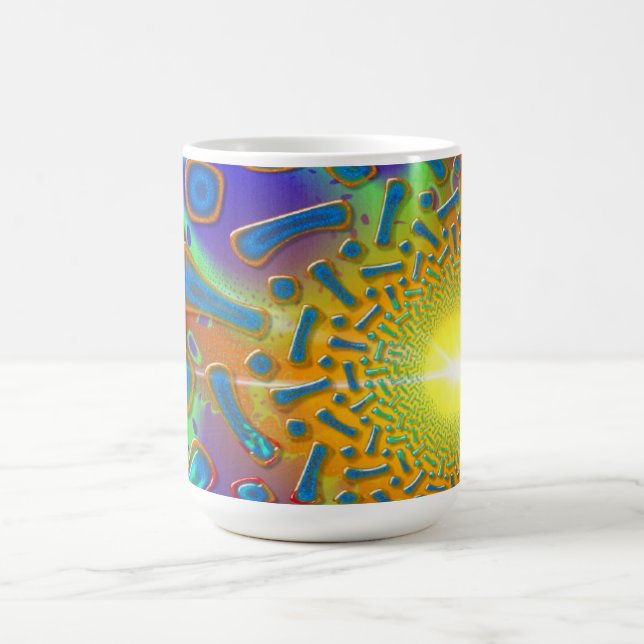 SemiSonic 3D Dichroic Glass Fractal Magic Mug (Center)