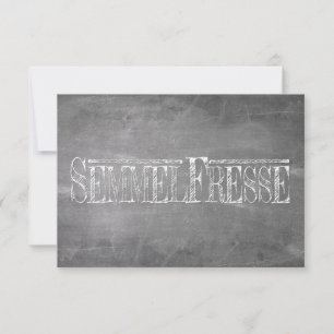 Semmelfresse - weiß