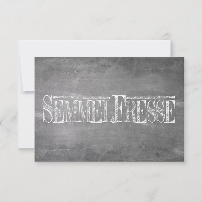 Semmelfresse - weiß (Front)