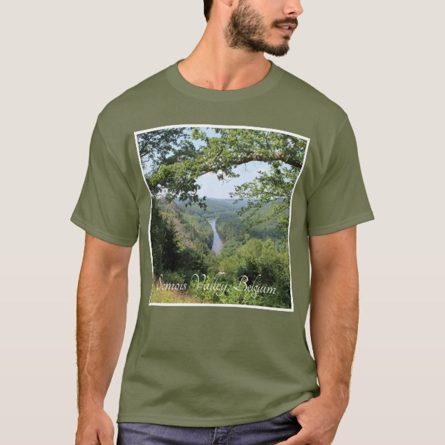 Semois Valley View, Ardennes, Belgium T-Shirt (Front)