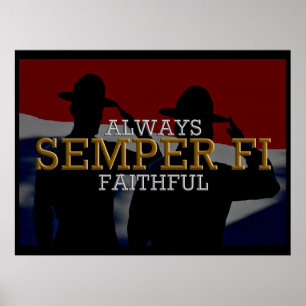 Semper Fi - Always Faithful Poster