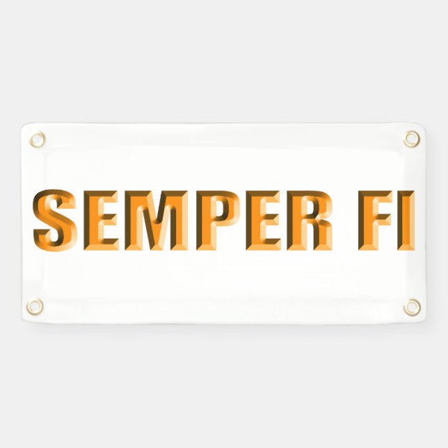 Semper Fi Banner (Horizontal)