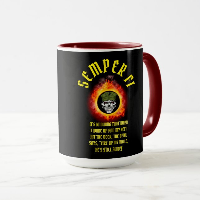 SEMPER FI MUG (Front Right)