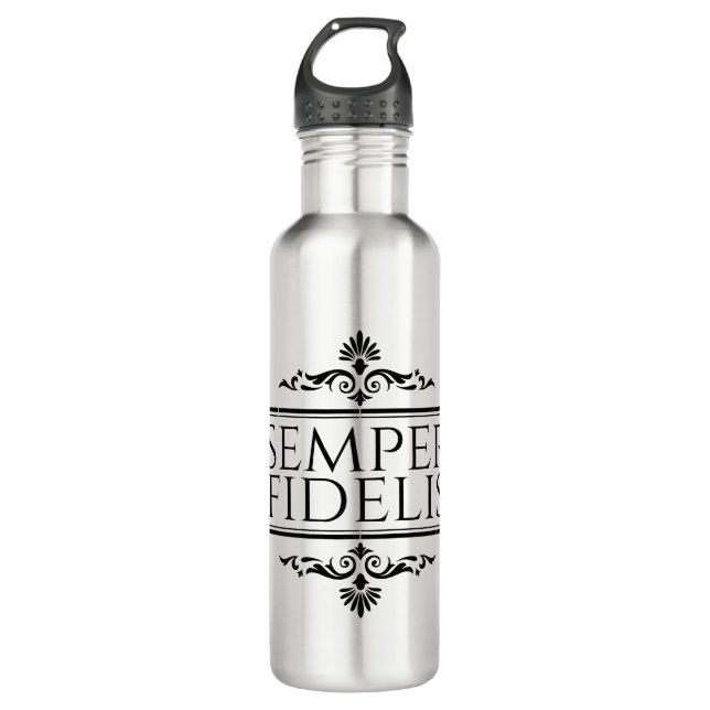 Semper Fidelis 710 Ml Water Bottle (Front)