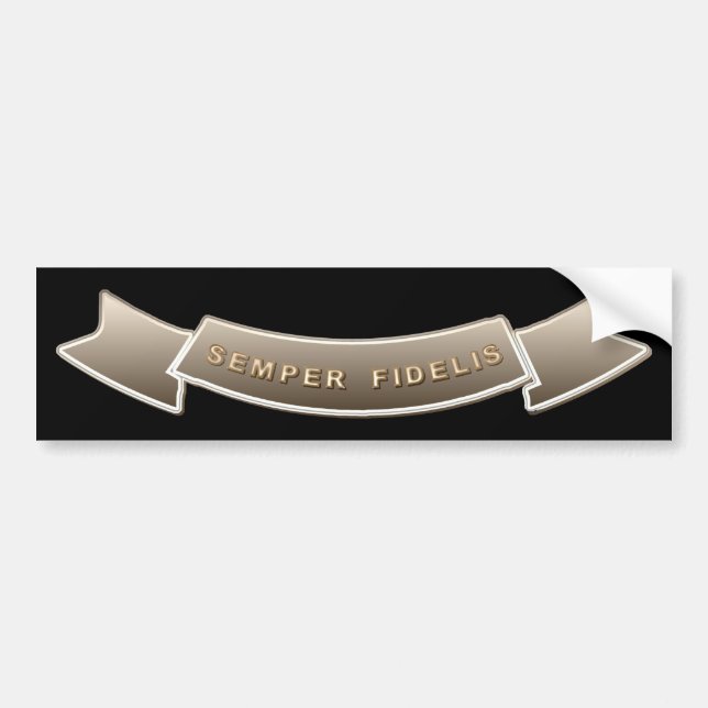 Semper Fidelis Bumper Sticker (Front)