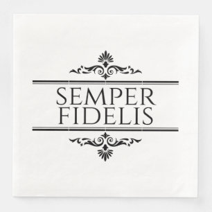 Semper Fidelis Napkin
