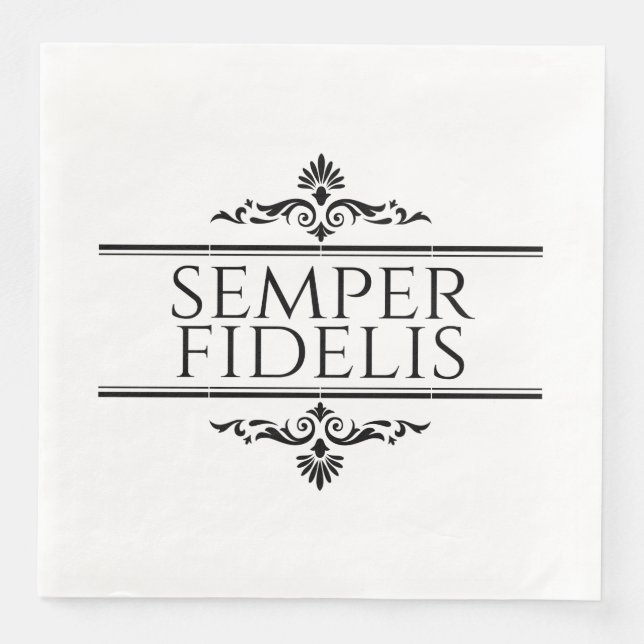 Semper Fidelis Napkin (Front)