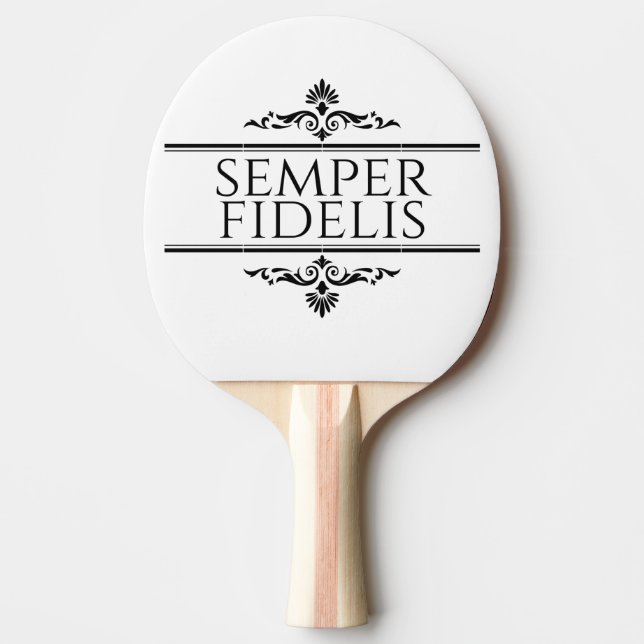 Semper Fidelis Ping Pong Paddle (Front)