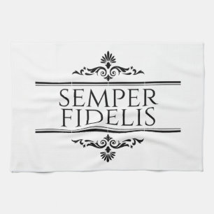 Semper Fidelis Tea Towel