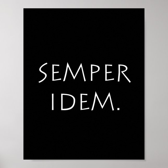 Semper Idem Poster (Front)