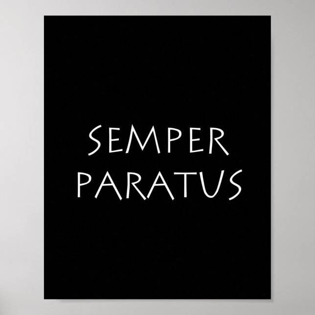 Semper paratus poster (Front)