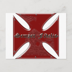 SemperFidelisCross.png Postcard