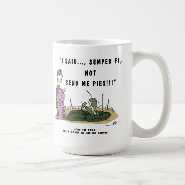 SemperToons Mug - Comm Down (Right)