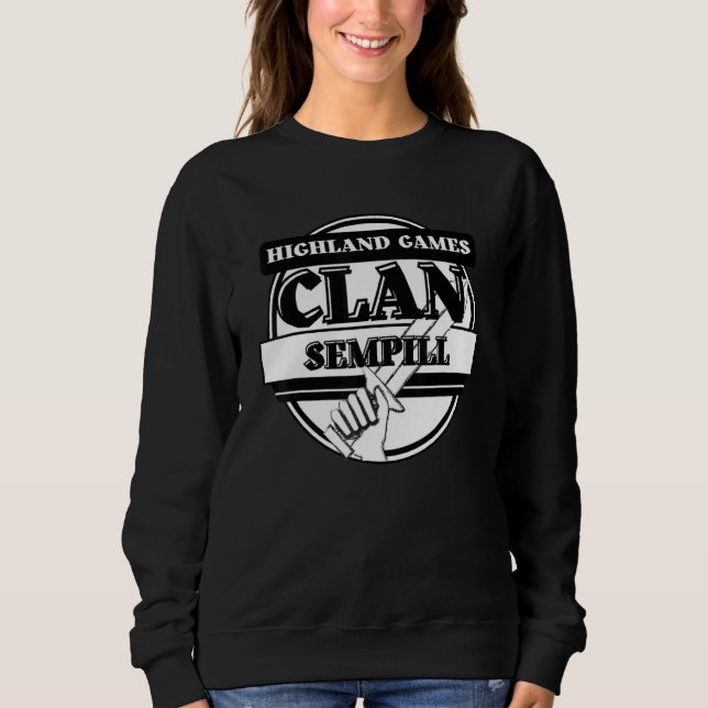 Sempill Highland Games Scottish Clan Sweatshirt (Front)