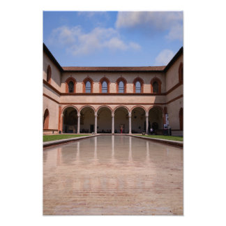 Sempione Park Reflective Pond Photo Print