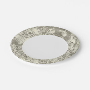 Semur, Montbard Paper Plate