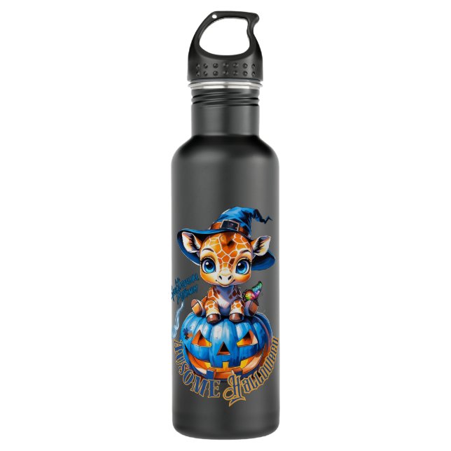 Sen cuties | Giraffe | Autism halloween 710 Ml Water Bottle (Front)