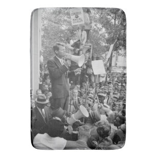 Sen. Robert Kennedy Campaigning for US President Bath Mat