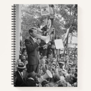 Sen. Robert Kennedy Campaigning for US President Notebook