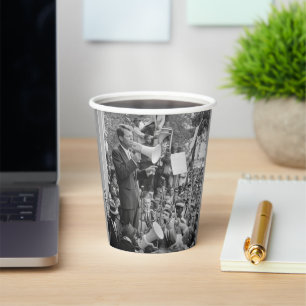 Sen. Robert Kennedy Campaigning for US President Paper Cups
