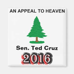 Sen. Ted Cruz 2016 - An Appeal To Heaven Magnet