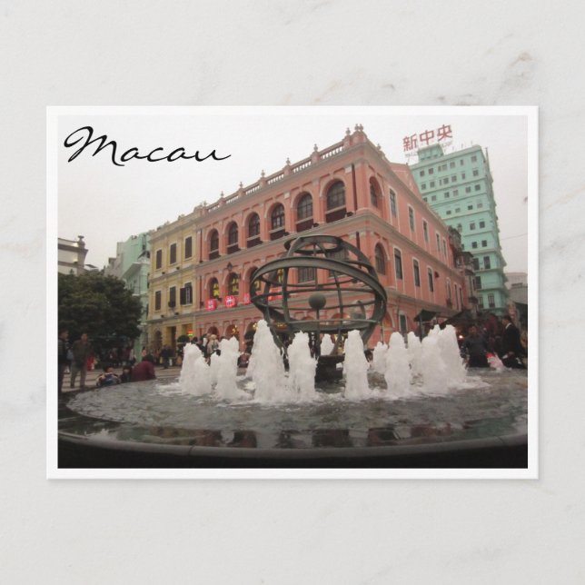 senado macau colours postcard (Front)