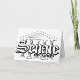 Senate Records Card Template