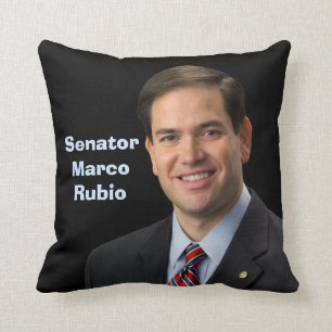 Senator Marco Rubio 2016 - See Both Sides Cushion