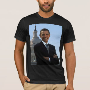 Senator Portrait, American President Barack Obama T-Shirt