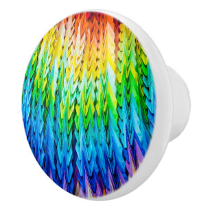 Senbazuru or one thousand origami cranes ceramic knob