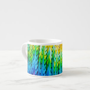 Senbazuru or one thousand origami cranes espresso cup