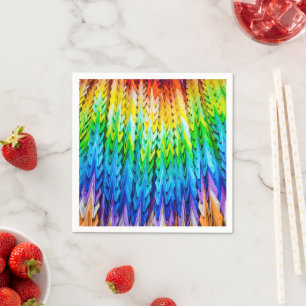 Senbazuru or one thousand origami cranes napkin