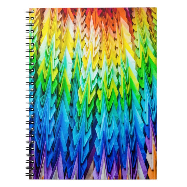 Senbazuru or one thousand origami cranes notebook (Front)
