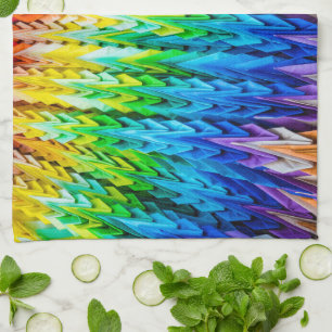 Senbazuru or one thousand origami cranes tea towel