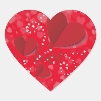 send for your love heart sticker
