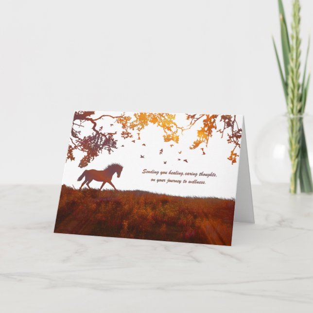 Send Healing Caring Thoughts Card (Front)