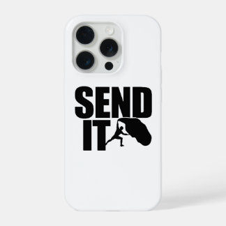 Send It Climbing Logo – Unleash the Adventure! iPhone 15 Pro Case