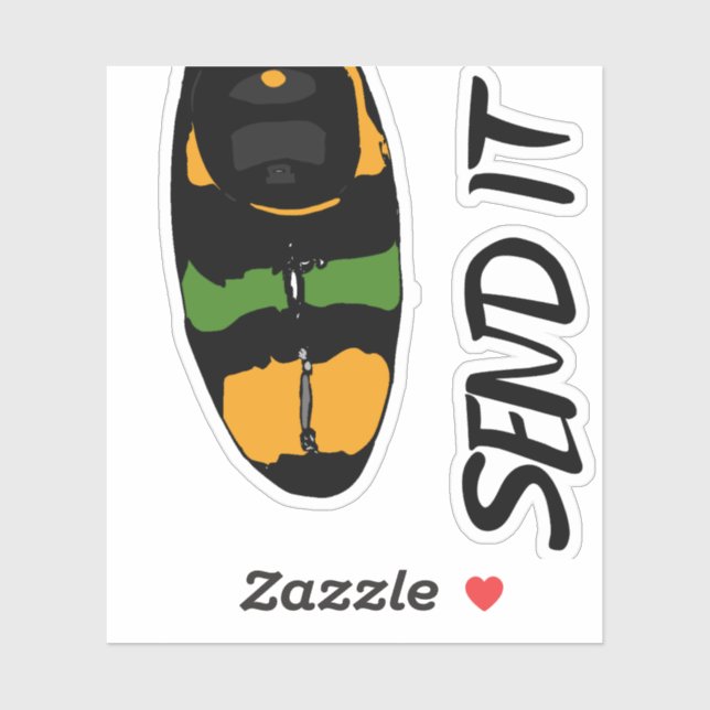 Send It & Dagger Outlaw Kayak Vinyl Sticker Pack (Sheet)