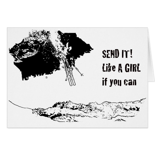 send it! like a girl (Front Horizontal)