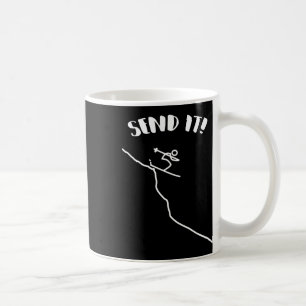Send It Ski Jump Downhill Skiing For Skier Coffee Mug