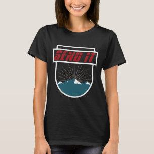 Send It T Shirt Men Women Kids Skiing Snowboarding